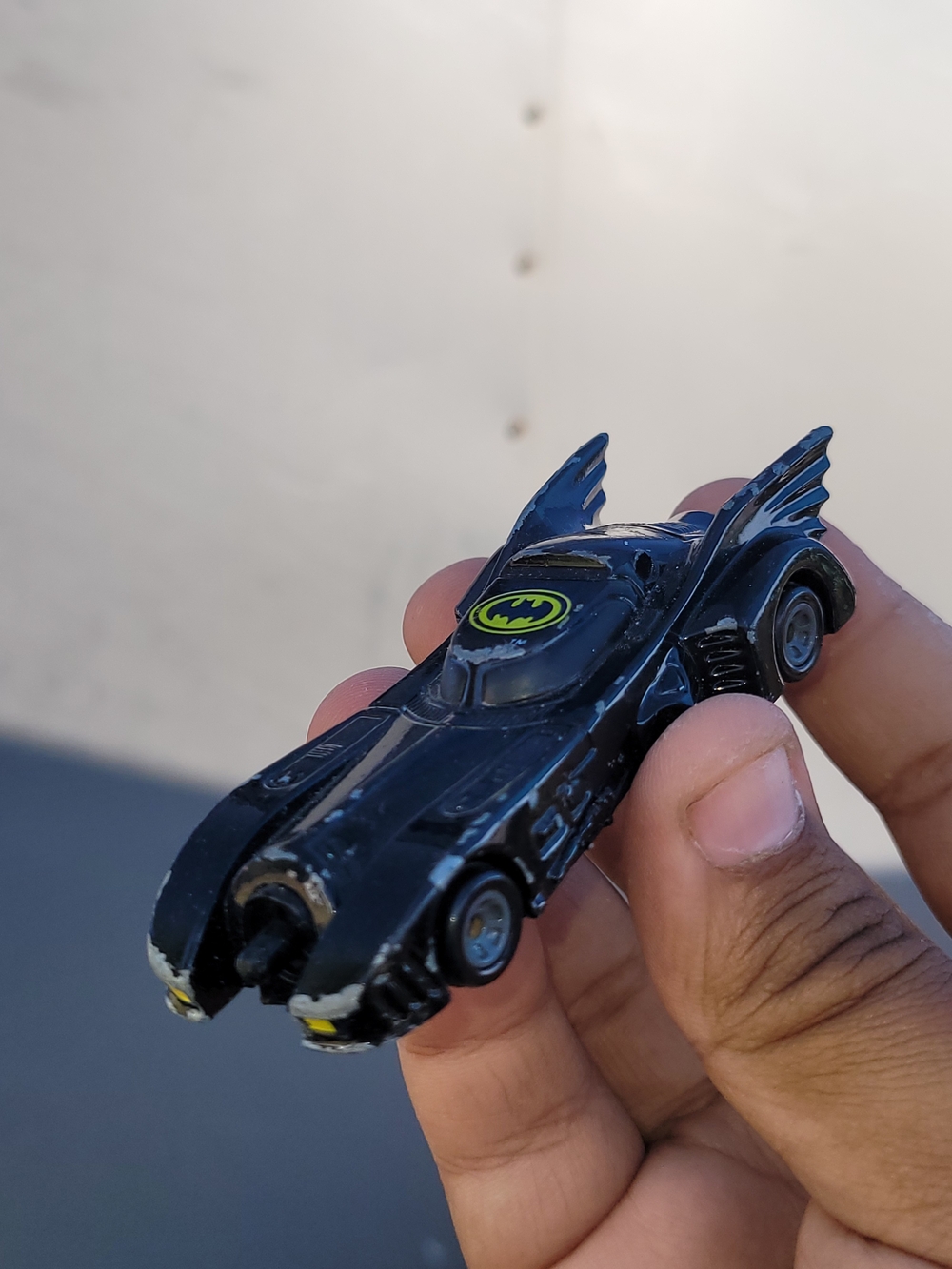Vintage 1989 Batman Batmobile Diecast Car DC Comics By ERTL Decent Shape